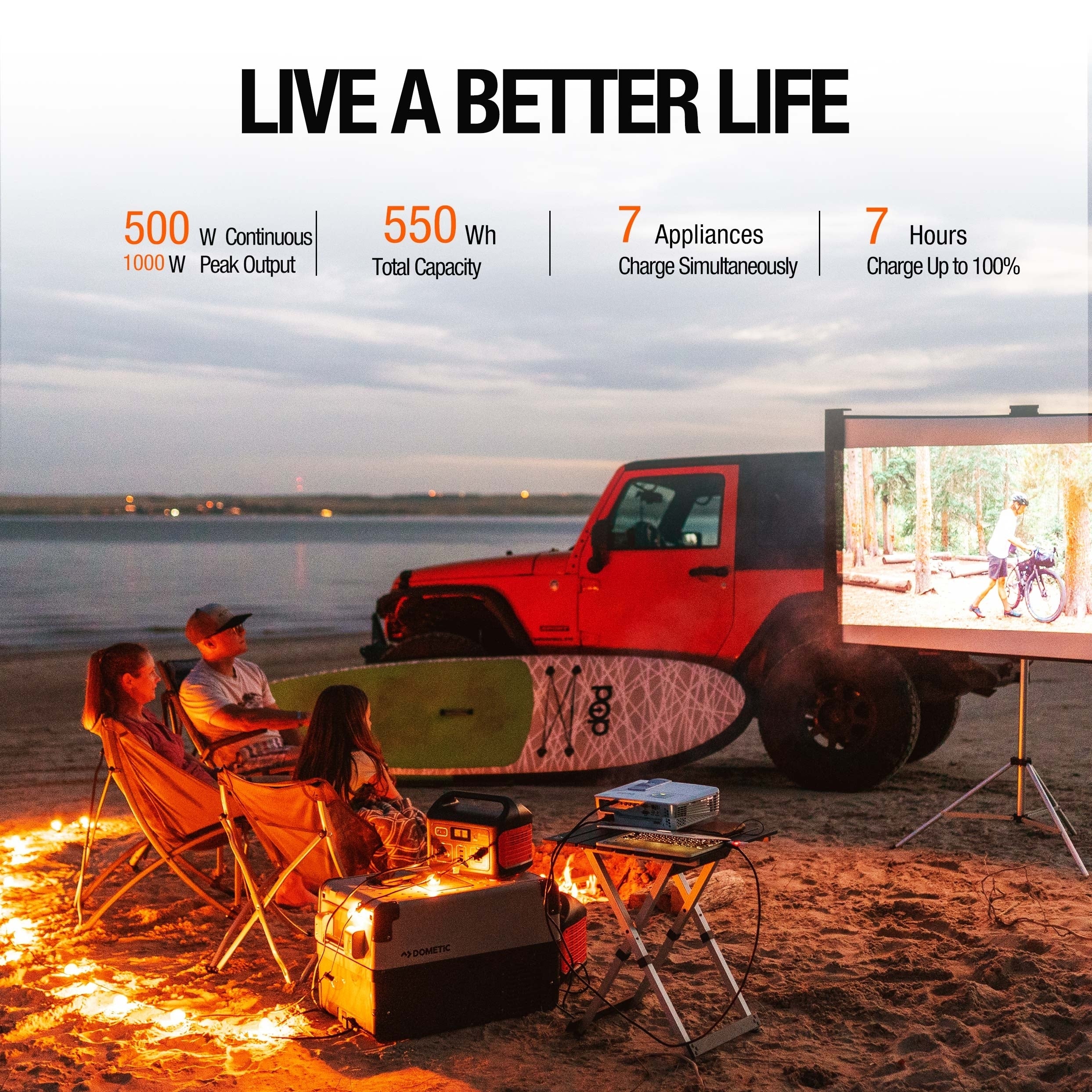 Jackery E500 518Wh Portable Power Station