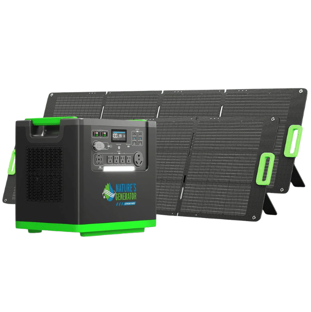 Nature's Generator Lithium 6000 with Solar Panel