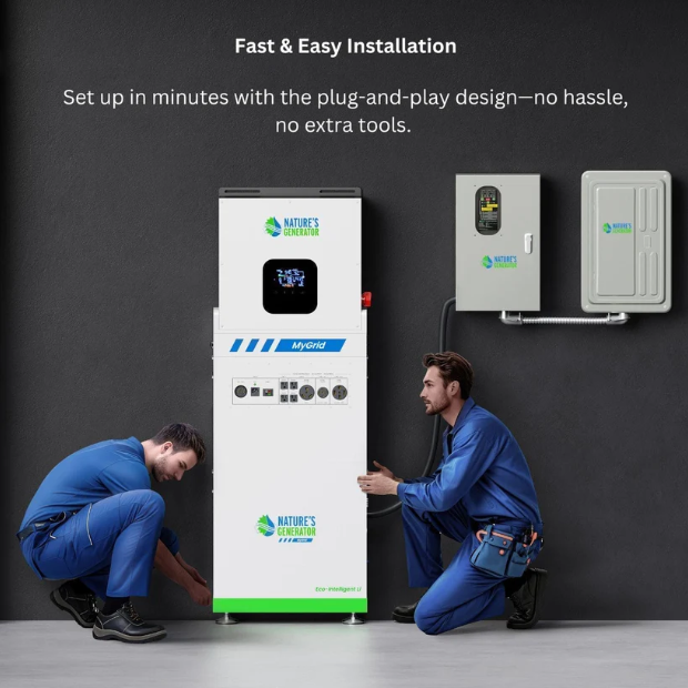 MyGrid 10K Solar Generator for Home