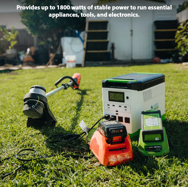 High Capacity Expandable Lithium 1800 Power Station