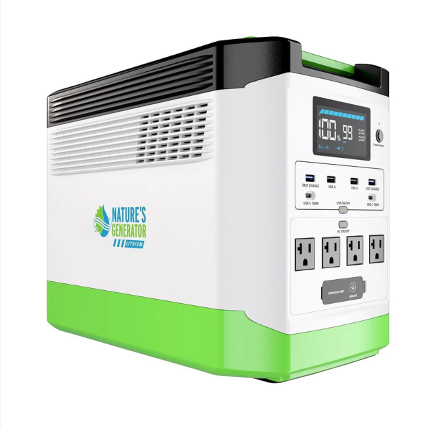 High Capacity Lithium 1800 Solar and Wind Generator