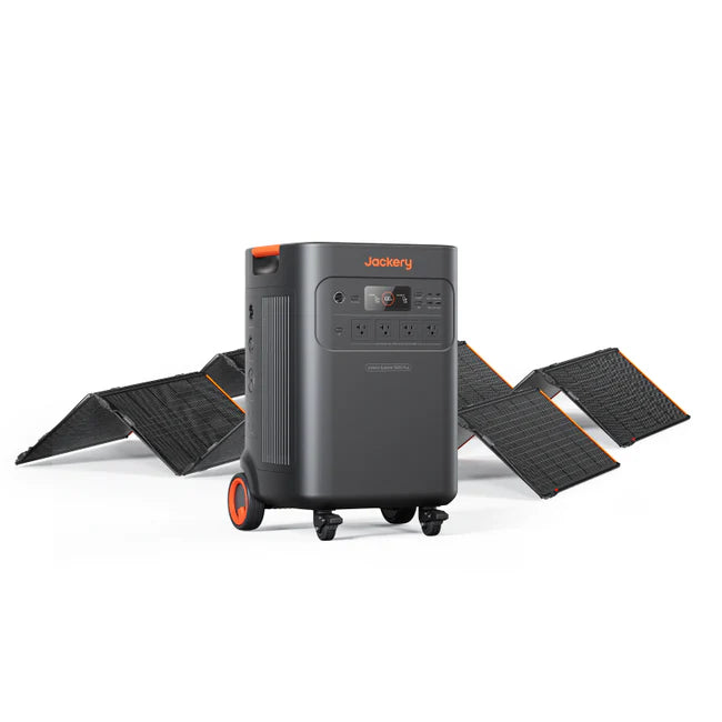 Jackery Solar Generator 5000 Plus + Solarsaga 500X x2 | Whole-Home Backup