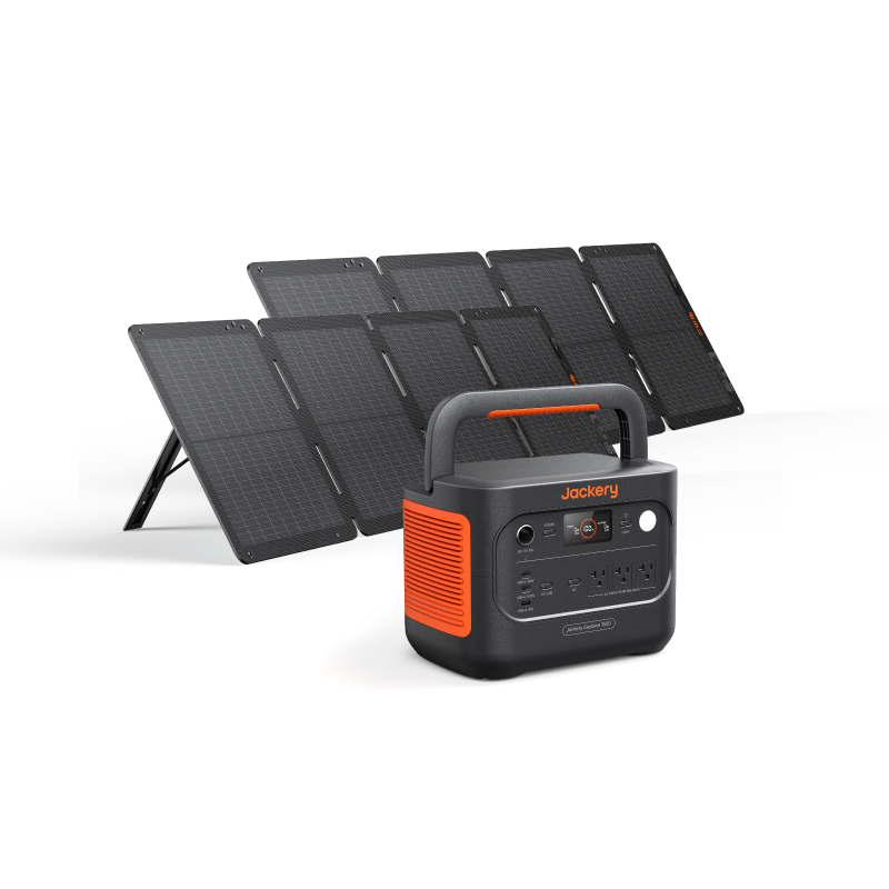 Jackery E1500v2+100W+ 2x Solar Panels