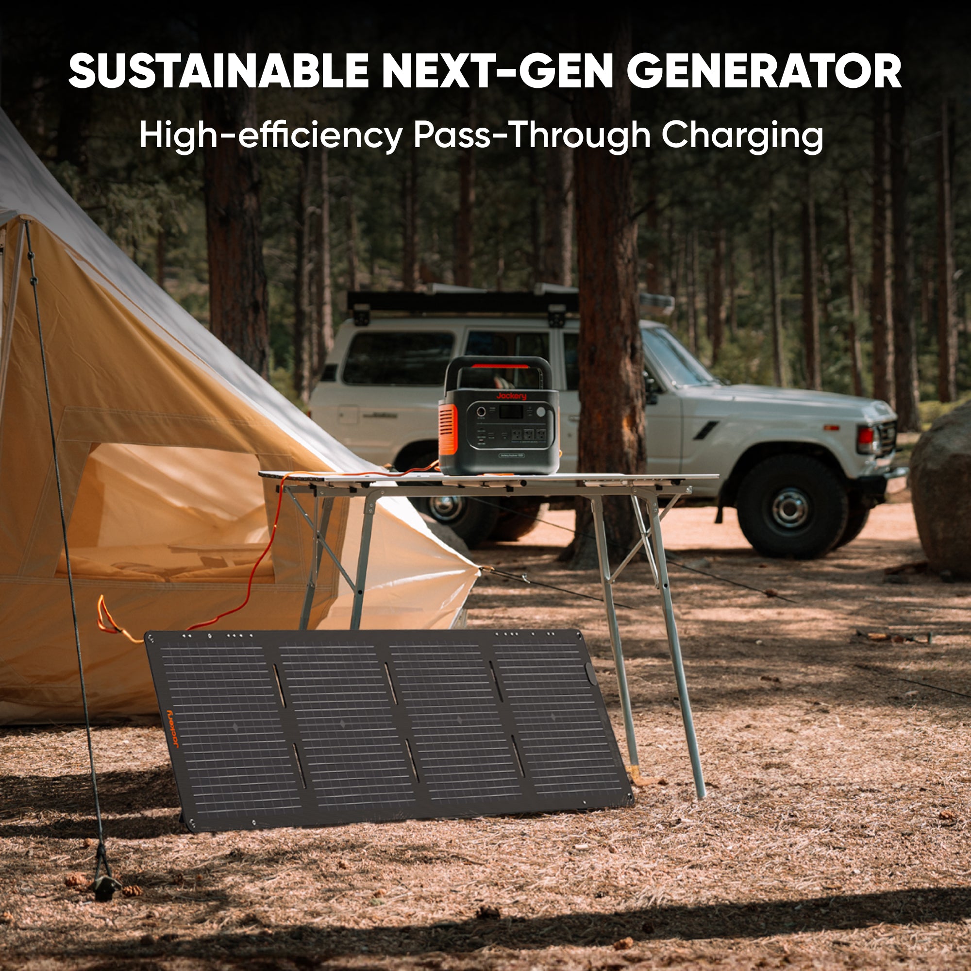 Jackery E1000V2+ SolarSaga 100