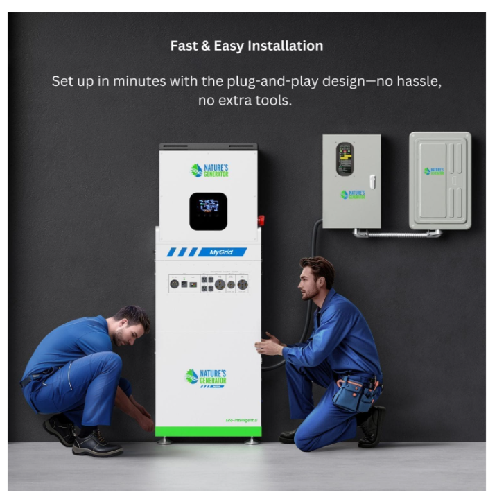 MyGrid 10K Whole Home Generator - Nature Generators