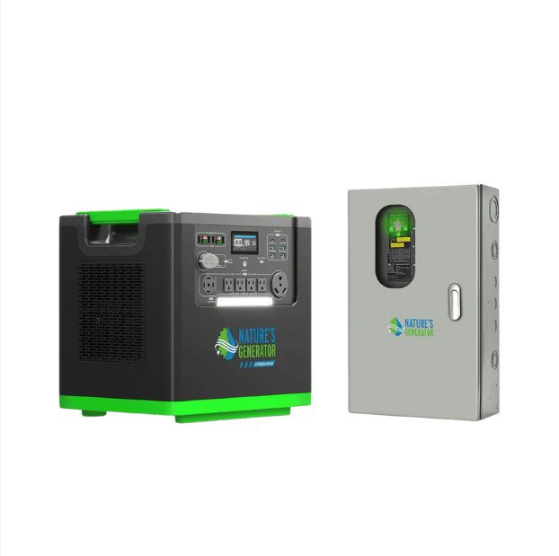 Nature's Generator Lithium 6000 and Transfer Switch