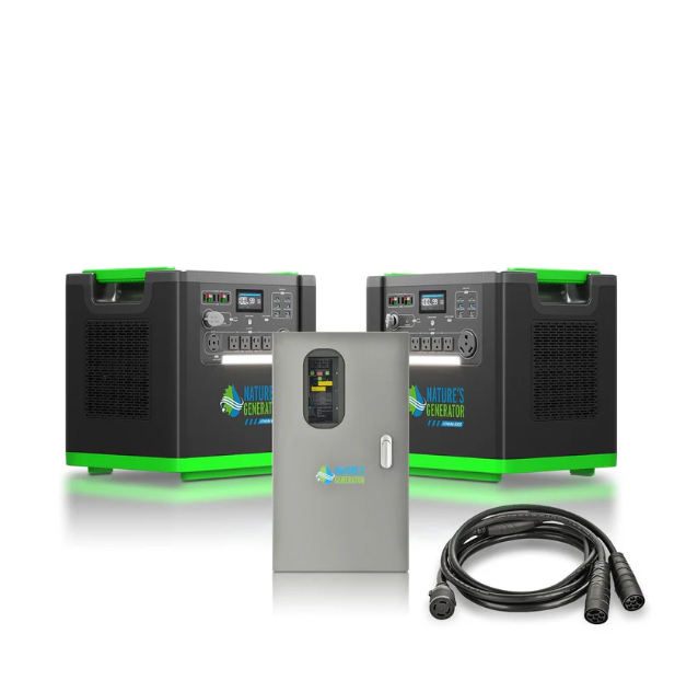 Nature's Generator Lithium 6000 and Transfer Switch