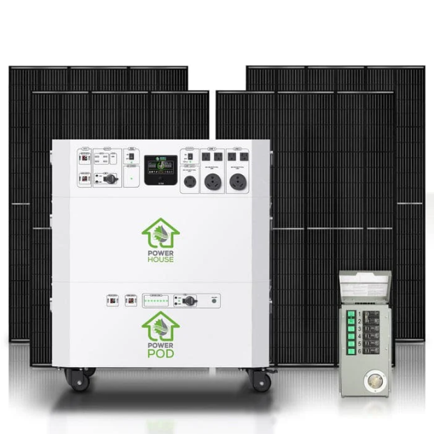 Nature’s Generator Platinum Powerhouse with Solar Panel and Transfer Switch