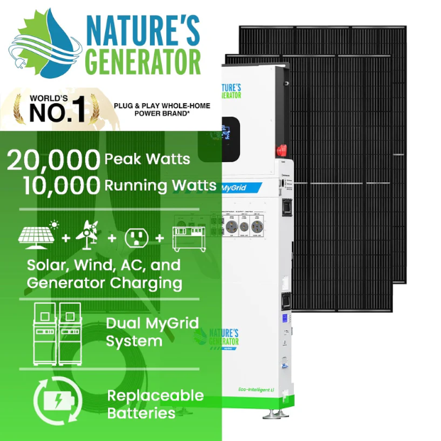 MyGrid 10K Solar and Wind Generator for Home