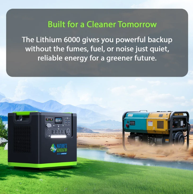 Nature's Generator Lithium 6000 Power Station